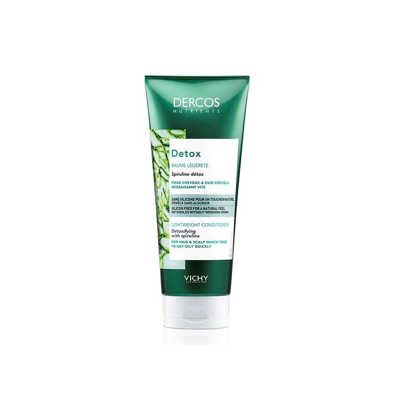 Vichy Dercos Nutrients Après-Shampoing Baume Detox Cheveux Gras | 200ml