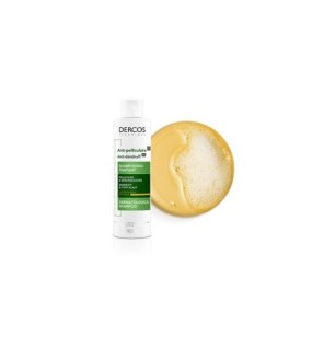 Vichy Dercos Shampoing Traitant Anti-Pelliculaire Cheveux Secs | 200ml