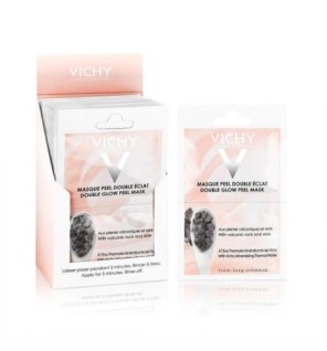 Vichy Masque Minéral Bidose Peel Double Eclat Tous Types de Peaux | 2 x 6ml