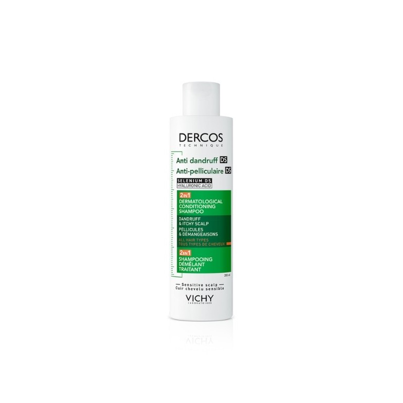 VICHY DERCOS SHAMPOOING 2EN1 ANTI-PELLICULAIRE DS ET DÉMÊLANT