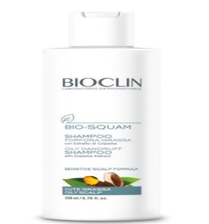BIOCLIN BIO SQUAM  Shampoing pellicules grasses 200ml