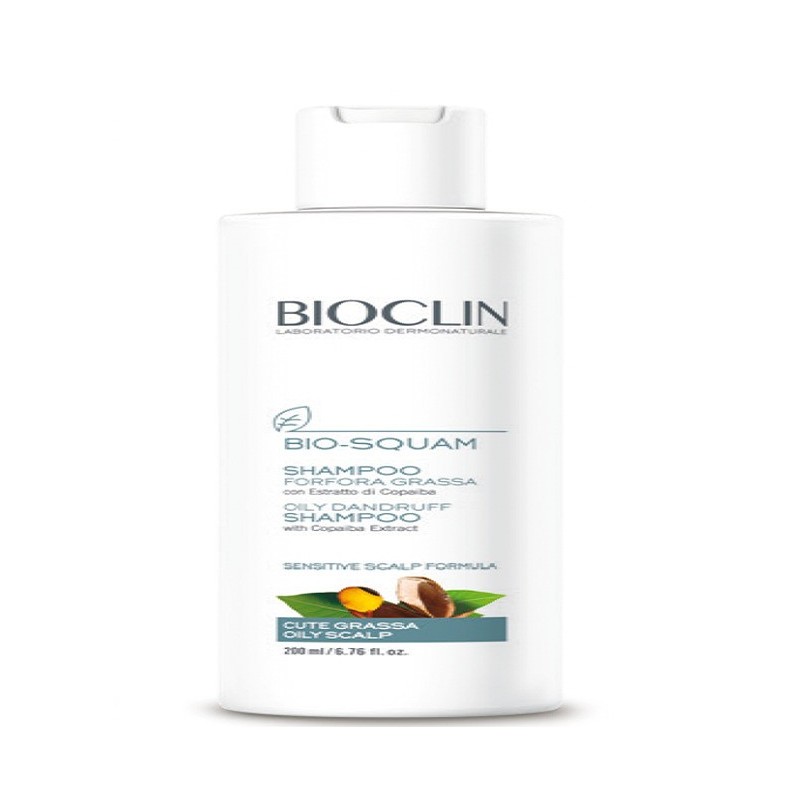 BIOCLIN BIO SQUAM  Shampoing pellicules grasses 200ml