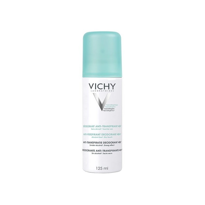 Vichy Dermo-Tolérance Déodorant Anti-Transpirant 48H Aérosol Peau Sensible | 125ml