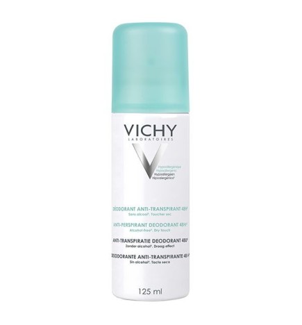 Vichy Dermo-Tolérance Déodorant Anti-Transpirant 48H Aérosol Peau Sensible | 125ml