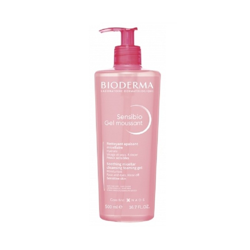 Bioderma – Sensibio Gel Moussant Nettoyant Douceur – 500 ml