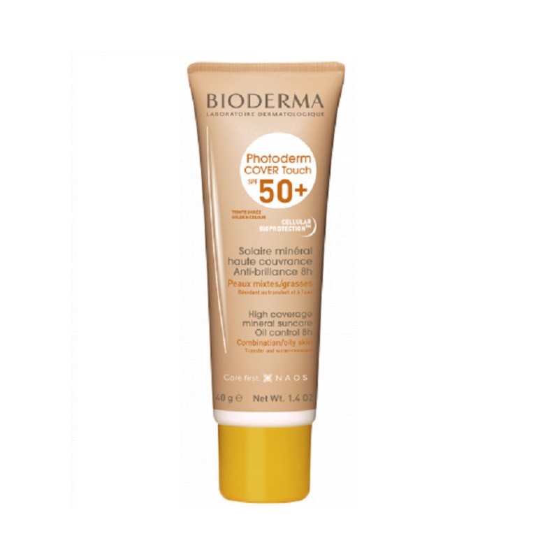 Bioderma Photoderm Cover Touch teinte dorée spf50+ 40g