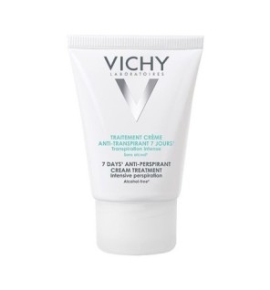 Vichy Dermo-Tolérance Traitement Crème Anti-Transpirant 7 Jours Tous Types de Peaux | 30ml
