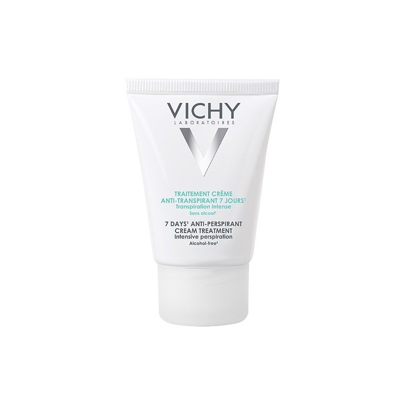 Vichy Dermo-Tolérance Traitement Crème Anti-Transpirant 7 Jours Tous Types de Peaux | 30ml