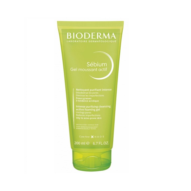 BIODERMA Sébium Gel Moussant Actif 200ml BIODERMA Sébium Gel Moussant Actif 200ml