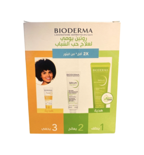 Bioderma Sebium Kerato+ 30ml + Gel Moussant Actif 45ml + Photoderm Format Voyage PACK