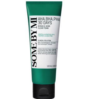 SOME BY MI AHA. BHA. PHA 30 DAYS MIRACLE ACNE CLEAR FOAM 100ML