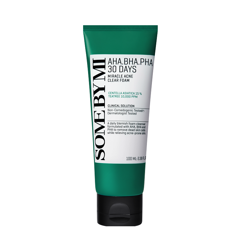 SOME BY MI AHA. BHA. PHA 30 DAYS MIRACLE ACNE CLEAR FOAM 100ML