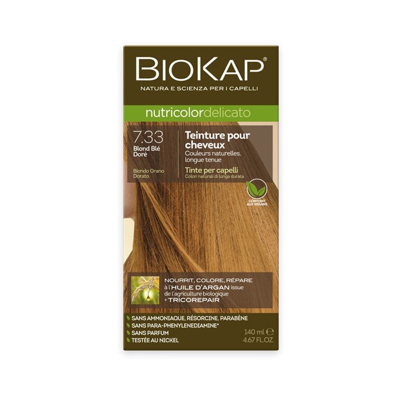 Biokap – Nutricolor Delicato 7.33 Blond Blé Doré