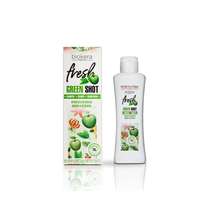 BIOKERA FRESH GREEN SHOT SHAMPOOING 300ML