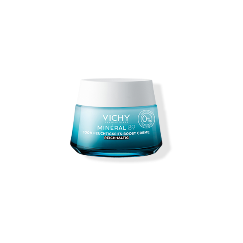 VICHY MINÉRAL 89 CRÈME RICHE BOOST D’HYDRATATION 100H SANS PARFUM