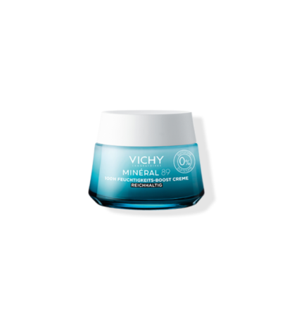 VICHY MINÉRAL 89 CRÈME RICHE BOOST D’HYDRATATION 100H SANS PARFUM