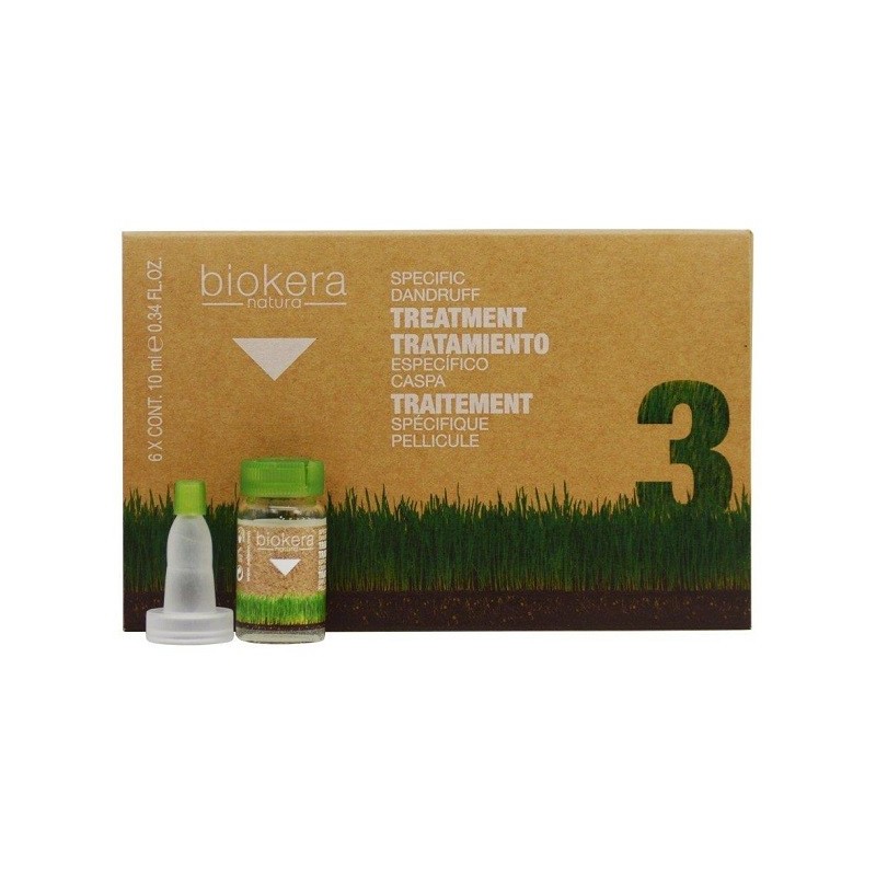 BIOKERA NATURE TRAITEMENT ANTI-PELLICULAIRE INTENSIF 6 AMP 10ML