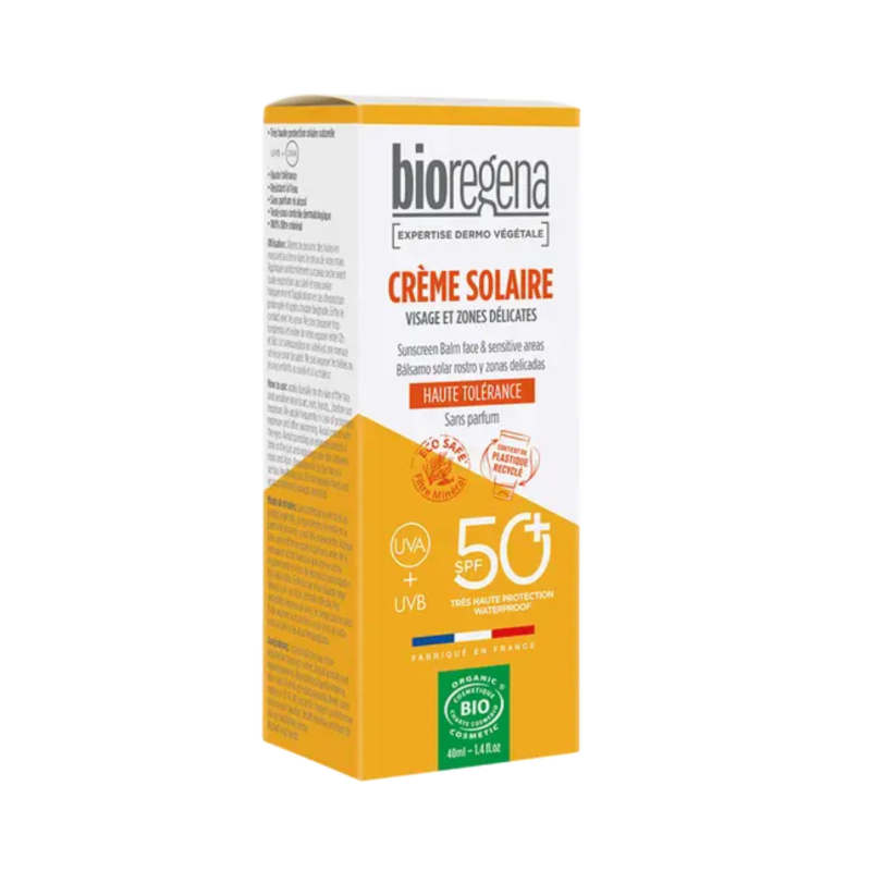 Bioregena Creme Solaire Visage et Zones Délicates 40ml Bioregena Creme Solaire Visage et Zones Délicates 40ml