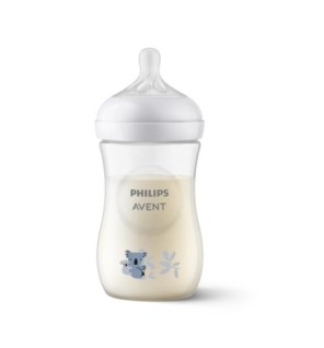 AVENT BIBERON NATURAL 3.0 TEAT 1M+ 260ML DECO KOALA SCY903/67