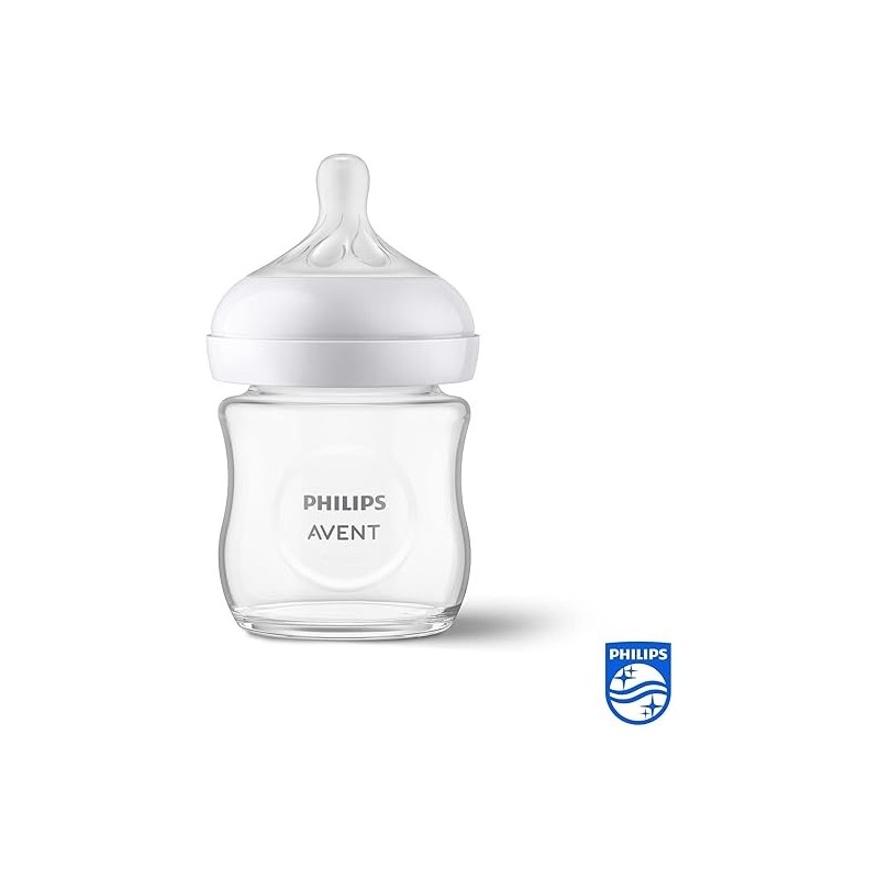AVENT BIBERON NATURAL EN VERRE 3.0 TEAT 0M+ 125ML SCY930/01
