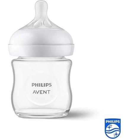 AVENT BIBERON NATURAL EN VERRE 3.0 TEAT 0M+ 125ML SCY930/01