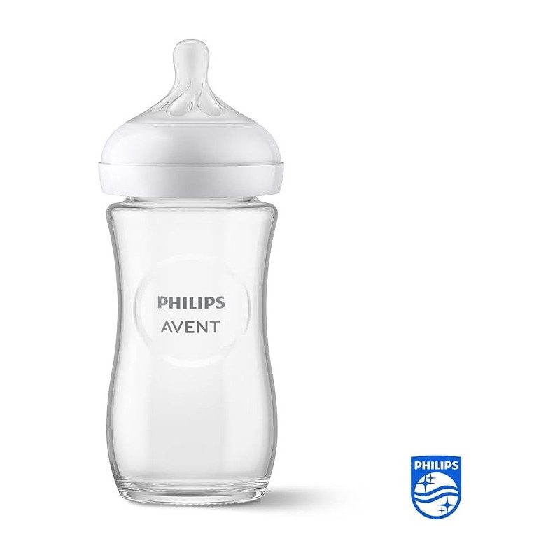 AVENT BIBERON NATURAL EN VERRE 3.0 TEAT 1M+ 260ML  SCY933/01
