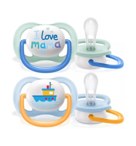 AVENT SUCETTE AIR COLL 0-6M BOY MAM/BOA SCF080/01