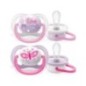 AVENT SUCETTE AIR COLL 0-6M GIRL MAM/BFL SCF080/02