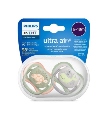 Avent Sucette Ultra Air 0-6m Boy Scf085/60