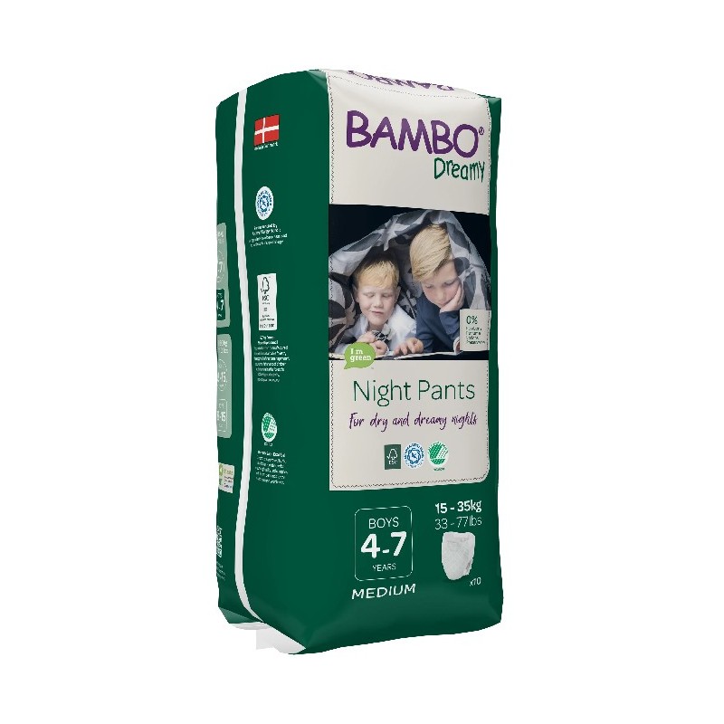 Bambo Dreamy Pants Night Boys 4-7 years 15-35kg/10un