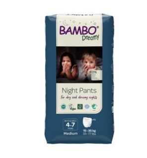 Bambo Dreamy Pants Night Boys and Girl 4-7 Years 10 unités