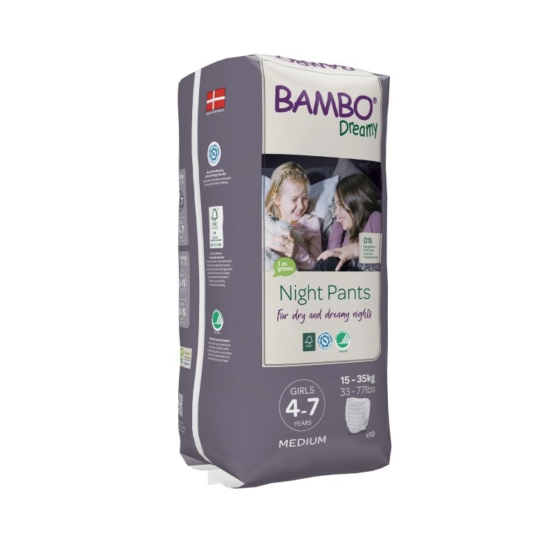 Bambo Dreamy Pants Night Girl 4-7 years 15-35kg/10un