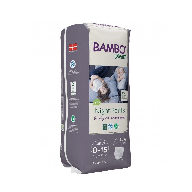 Bambo Dreamy Pants Night Girl 8-15 years 35-50kg/10un