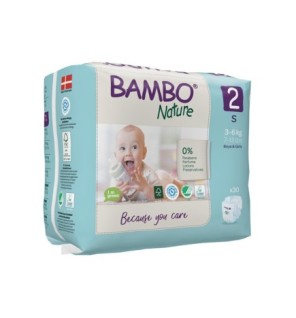 Bambo Nature 2, couches S 3-6kg/30un