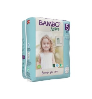 Bambo Nature 5, couches XL 12-18kg/44un