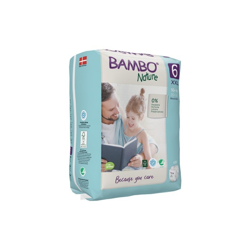 Bambo Nature 6, couches XXL +16kg/40un