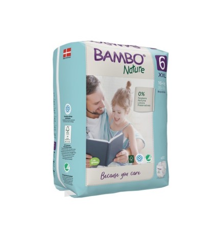 Bambo Nature 6, couches XXL +16kg/40un
