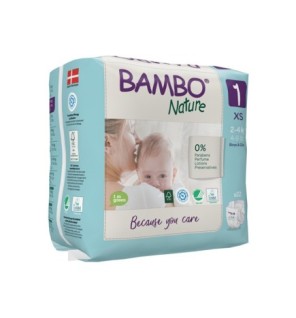 Bambo Nature couches , 1XS 2-4kg/22un