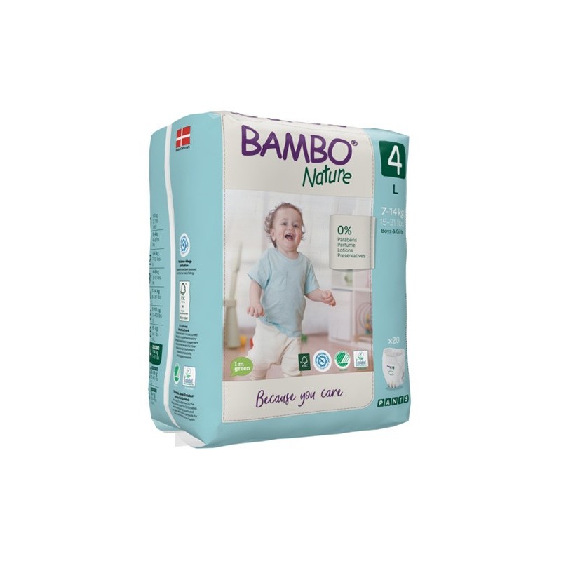 Bambo Nature culotte d’apprentissage T4 L 7-14kg/20pcs