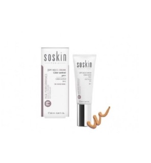 SOSKIN CC CRÈME COLOR CONTROL 3 EN 1 GOLD SKIN 02 SPF 30+