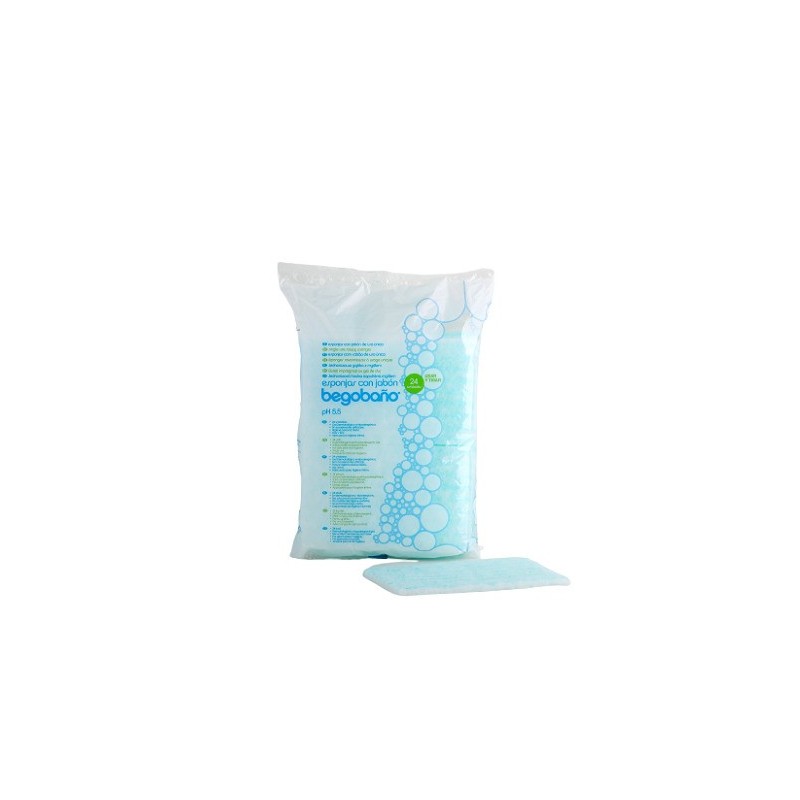 Begobano eponge savonneuse 100 gr 24 unités