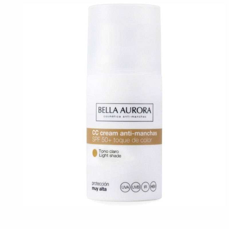 Bella Aurora CC Crème Anti-Taches SPF50 Teinte Claire Bella Aurora CC Crème Anti-Taches SPF50 Teinte Claire
