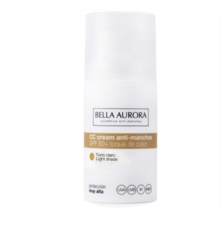 Bella Aurora CC Crème Anti-Taches SPF50 Teinte Claire