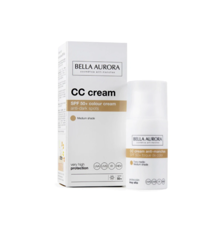 Bella Aurora CC Creme Medium Spf50+ 30ml