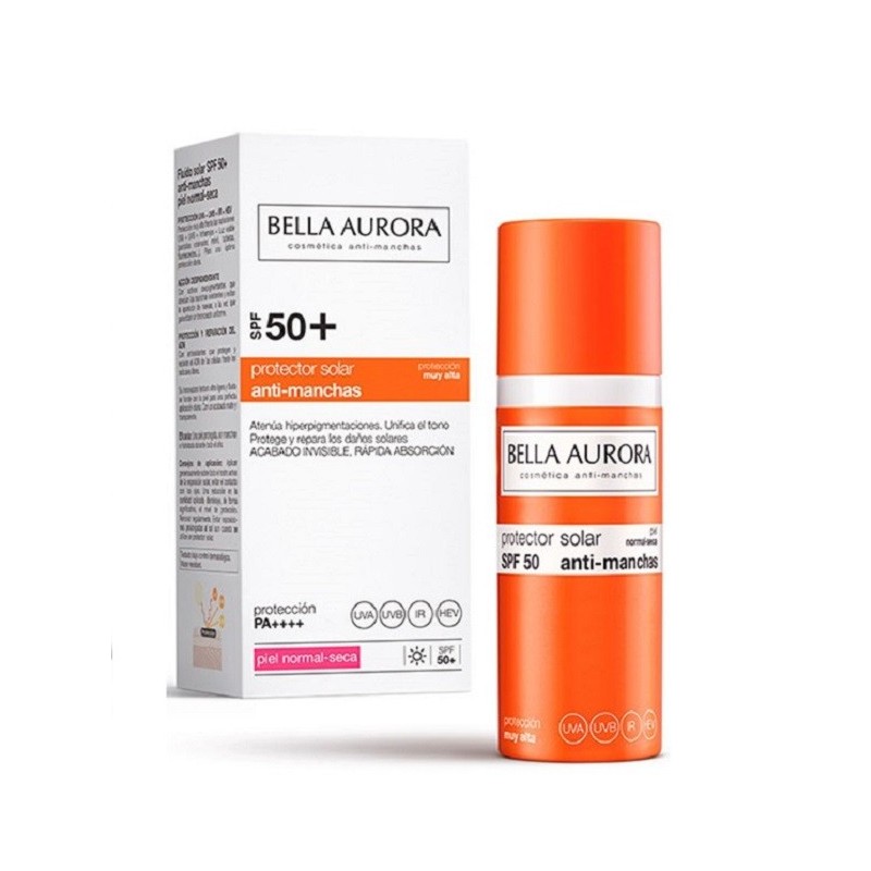 Bella Aurora écran solaire anti-taches SPF50+ SPF50+ Peau Normale et Sèche 50ml