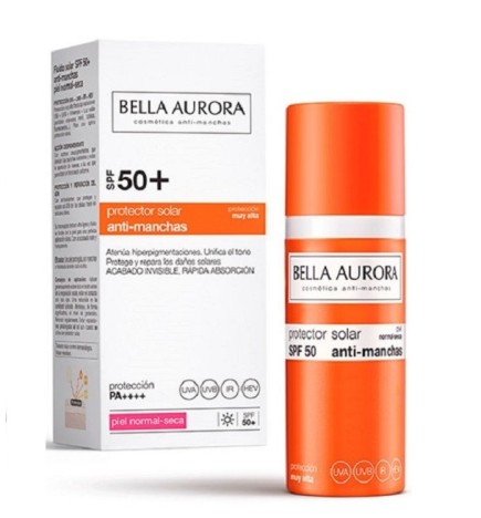Bella Aurora écran solaire anti-taches SPF50+ SPF50+ Peau Normale et Sèche 50ml