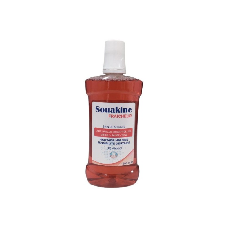 SOUAKINE BAIN DE BOUCHE AUX HUILES ESSENTIELS 500ML