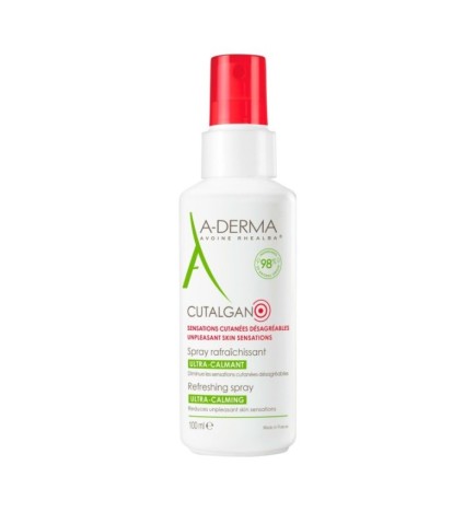 A-DERMA — CUTALGAN SPRAY RAFRAÎCHISSANT ULTRA-CALMANT — Spray rafraîchissant — CUTALGAN 100 ml