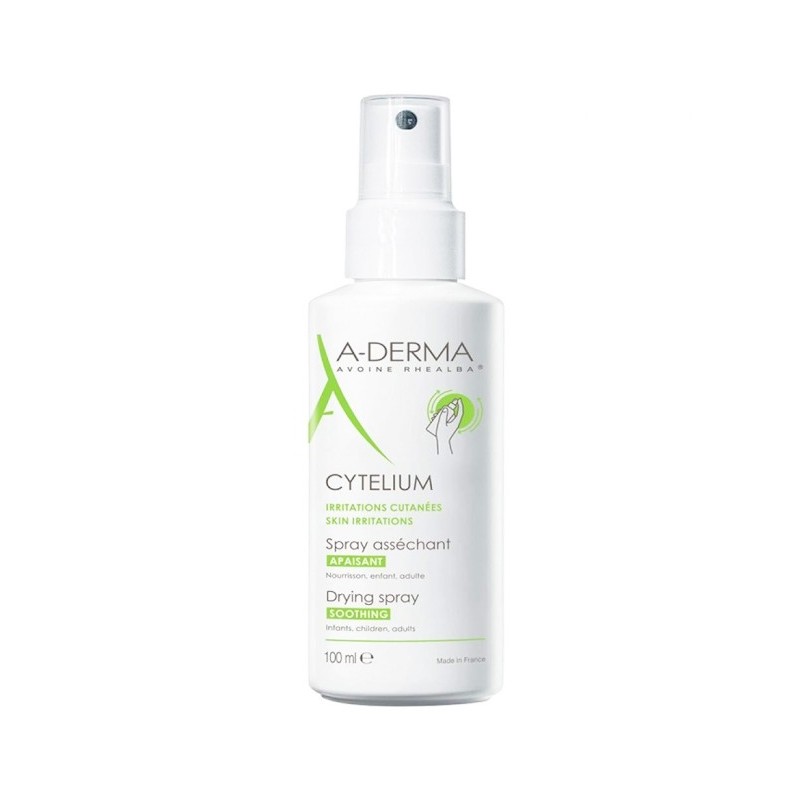 A-DERMA — CYTELIUM SPRAY ASSÉCHANT APAISANT — Spray asséchant — CYTELIUM 100 ml A-DERMA — CYTELIUM SPRAY ASSÉCHANT APAISANT — Spray asséchant — CYTELIUM 100 ml