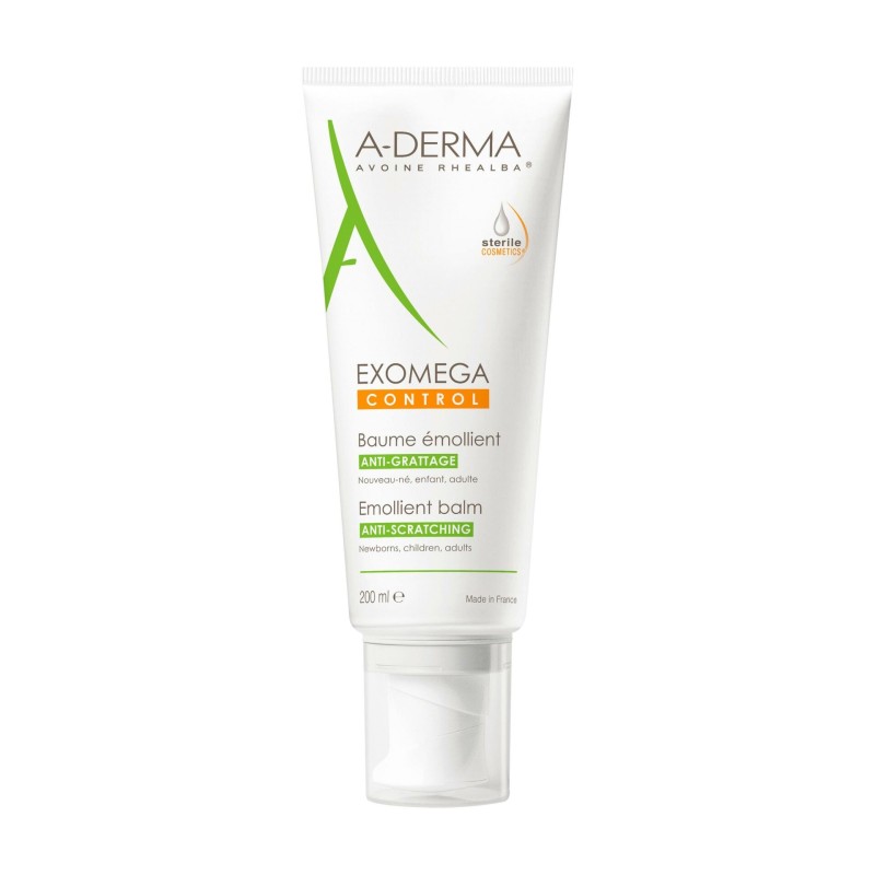 A-DERMA — EXOMEGA CONTROL BAUME ÉMOLLIENT ANTI-GRATTAGE COSMÉTIQUE STÉRILE 200 ml A-DERMA — EXOMEGA CONTROL BAUME ÉMOLLIENT ANTI-GRATTAGE COSMÉTIQUE STÉRILE 200 ml